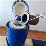 Blue 1200C 1kg 2kg 3kg 4kg Jewellery Casting Furnace mini Gold Melting Furnace