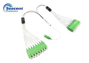 China High Stability 2x8 Micro Fiber Optic PLC Splitter With Compact Design wholesale