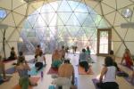 Water Proof Wedding Party Tent Heavy Duty Dome Tent With Durable Glass Door