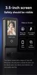 Glomarket Tuya Wifi Smart Lock Aluminum Wooden Door Face Recognition Palmprint