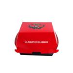 Stamping Fast Food Quarter Pounder Box Burger Personalised Burger Boxes