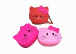 Girl Small Wallet Kitty Silicone Change Purse Student Cartoon Coin Bag With