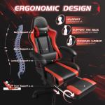 Swivel Chair ALINUNU Ergonomic Computer Gaming Chairs with Massage and Lumbar