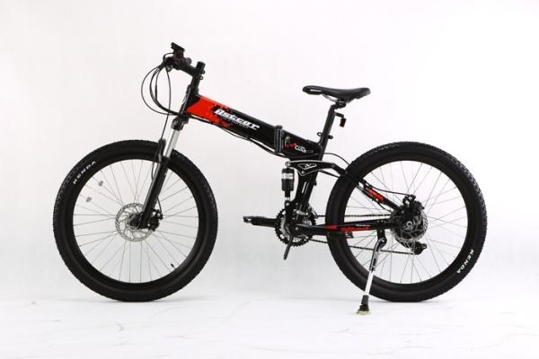 AOWA Electric Motorized Bicycles Safety Electric Folding Bikes With 26''-1.95