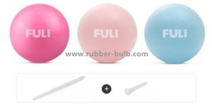 China FULI yoga ball 25cm PVC ball plastic exercise massage fitness ball on sale