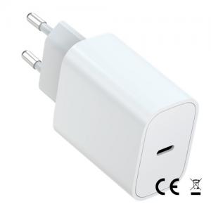 China 20W PD Single USB C Wall Charger, 50% in 30 minutes, 100% in 2 hours wholesale
