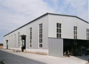 China Metal Outdoor Storage Buildings , Large Trussed Lightweight Steel Frame Building on sale