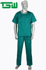 China Anti Bacteria Multicolor 35gsm 70gsm Disposable Nonwoven Scrub Suits wholesale