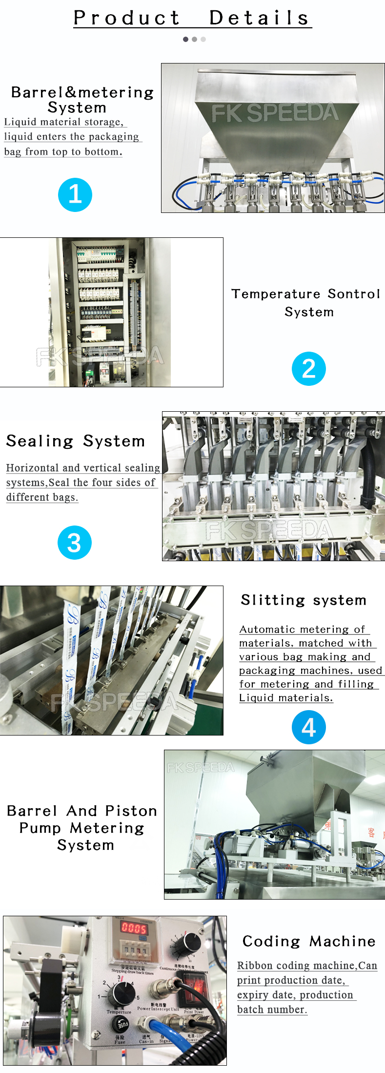 Electric Driven Spice Granule Milk Butter Peanut Paste Chocolate Liquid Sauce Packaging Machine 550 KG FK-Y3