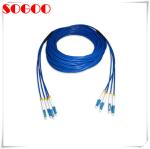 Indoor Armoured Fiber Patch Cord Jumper Lc/Upc - Lc/Upc Armored 2 Core Lszh