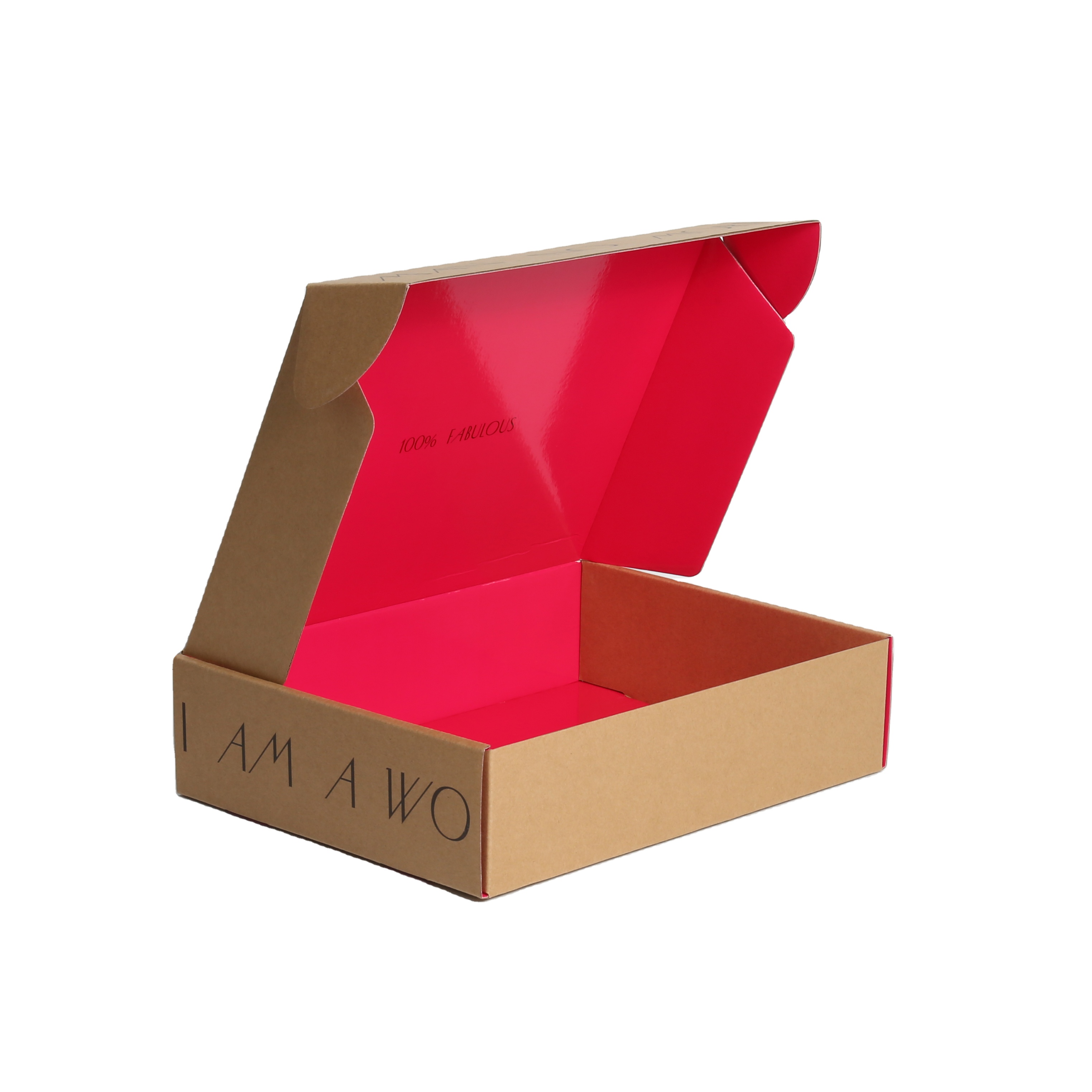 Ivory Board Box For Gift Recycled Kraft Shipping Mailer Boxes Customized Colour