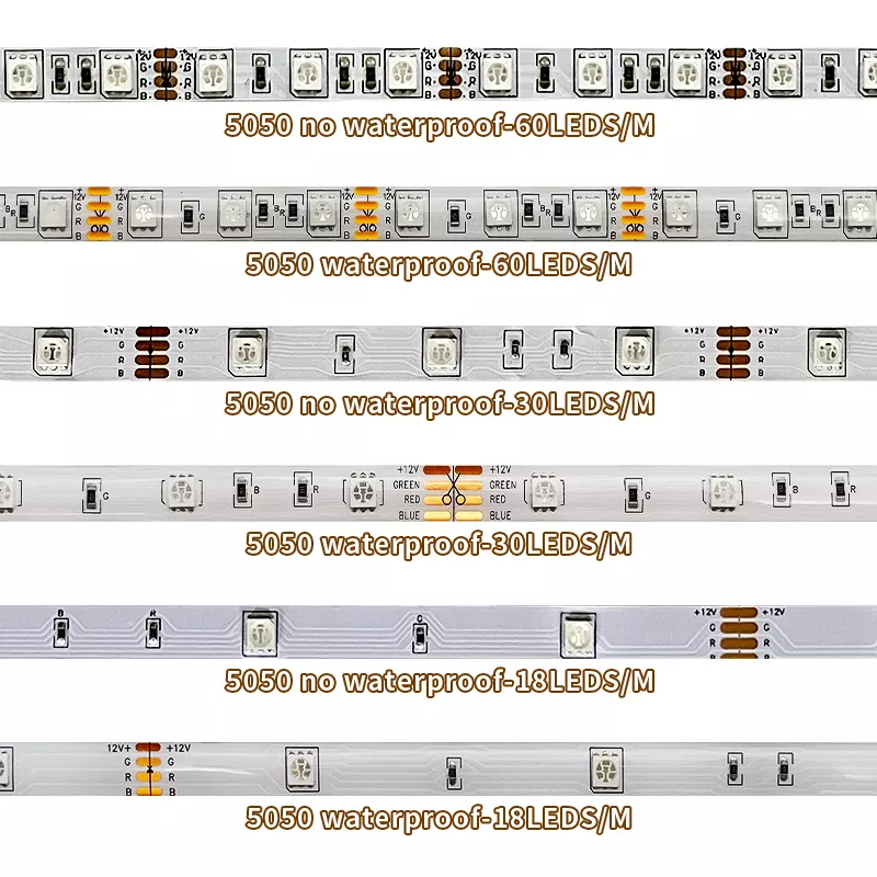 Home Bar LED Light Strips Garden Design Support Dimmer 12V 32ft Smart 5050 RGB 1670