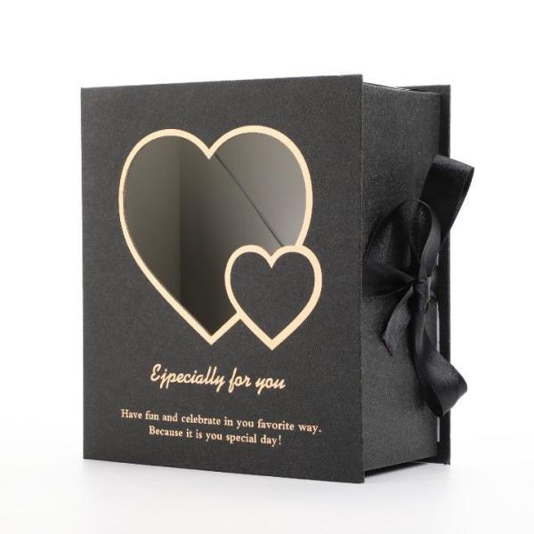 Friendly Recyclable Magnetic Flip Cover Flower Box Fancy Packaging Box Printing with Glossy or Matte Finish