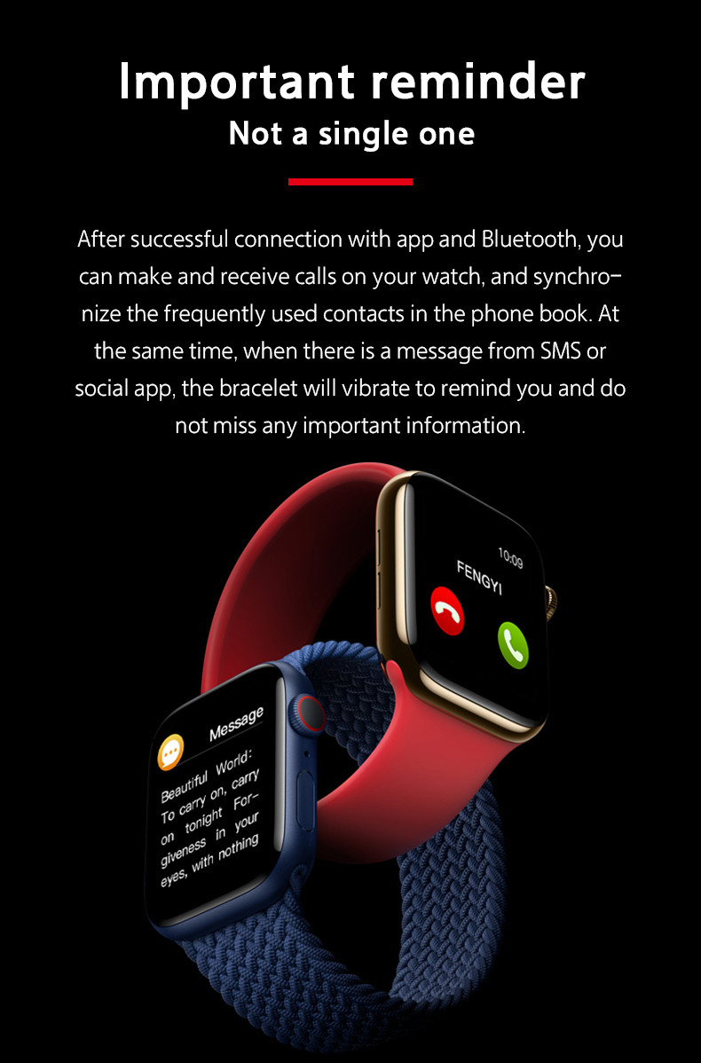T500+ 1.75 Inch Full Screen Smartwatch Bluetooth Calling