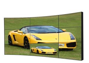 China 10mm Bezel Curved LCD Video Wall 65 Inch Energy Saving Viewing Angle For Stadiums wholesale