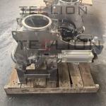 Stainless steel swing plate directional valve suitable for pneumatic conveying