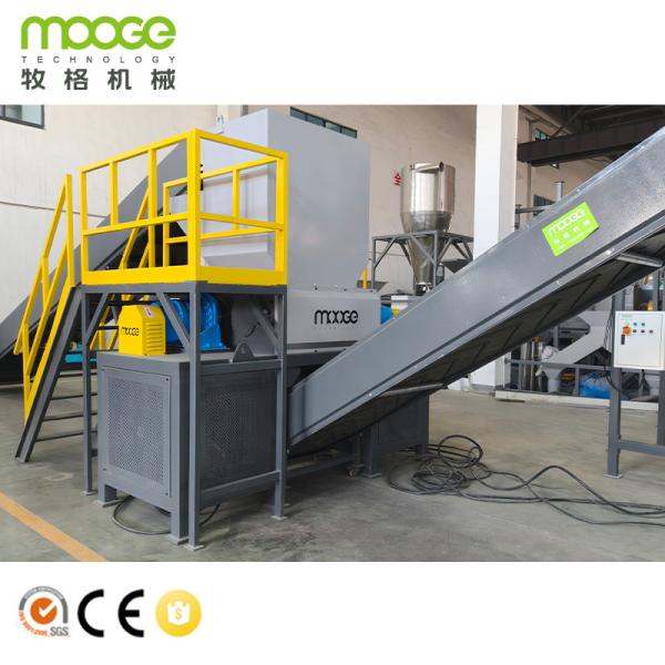 Plastic PET HDPE Bottle Crushing Cleaning Washing Shredder Machine Waste