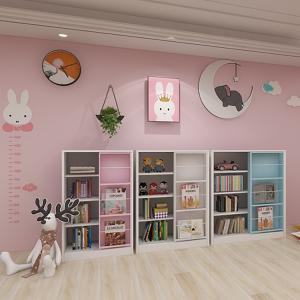 China Commercial Living Room Storage Rack Corner Bookcase For Kids wholesale