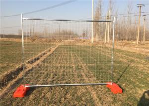 China Australia Galvanized Temporary Mesh Fence Size 2400mm W * 2100mm H wholesale
