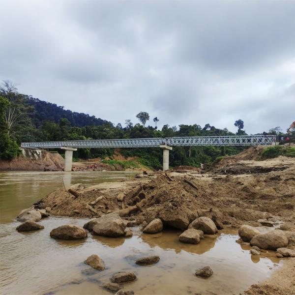Customized Bailey Bridge Steel Truss Prefabricated Pedestrian Bridges