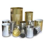 160mm Height Tinplate Food Tin Can For Fruits Vegetables Water Fish Soup Tomato