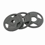 Plating Coated 5kg Barbell Plates , Dia395mm Cast Iron Gym Plates