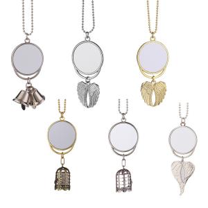 China Sublimation Blanks bell alloy metal Pendant Ornaments for sublimation wholesale