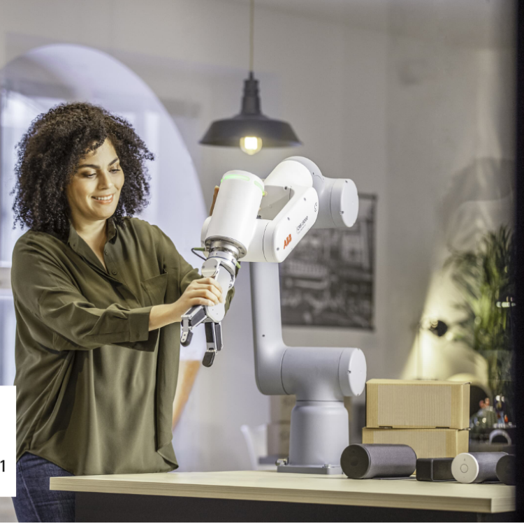 Collaborative AGV Robot 6 Axis Robotic Arm With Industrial Grip