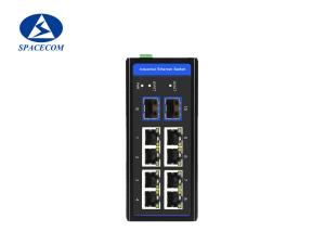 China Gigabit POE Industrial Switch 8x10/100/1000Base-T + 2x1000Base-X SFP wholesale