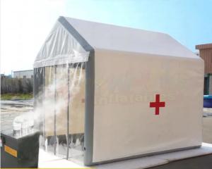 China Lighte Weight Inflatable Corona Mobile Decontamination Tent Aging Resistance wholesale