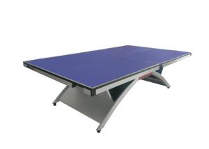 China 2740*1525*760 mm Competition Table Tennis Table Rainbow Leg Standard Size With Ball And Bats Holder wholesale