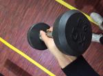 rubber coated dumbbell