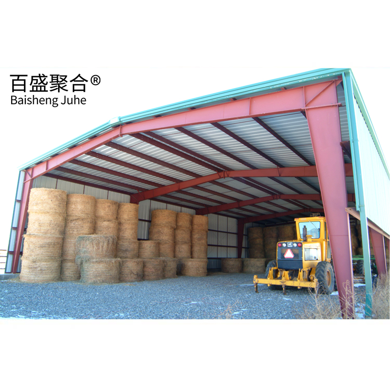 Portable Steel Structure Welding Prefab Metal Barn For Agricultural Farm Garden Tower