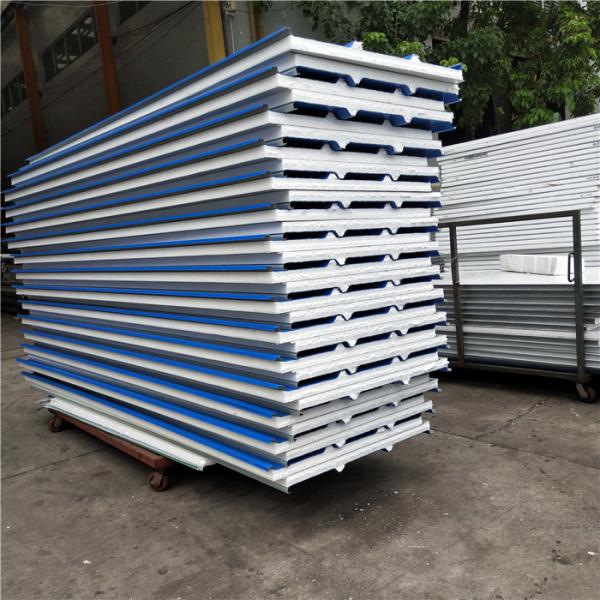 4m length outdoor moisture proof eps sandwich roof panel 1050-50-0.376mm for