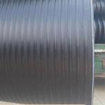 Corrugated Wellbore HDPE Drainage Pipes Wall Winding Underground Sewage Pipe