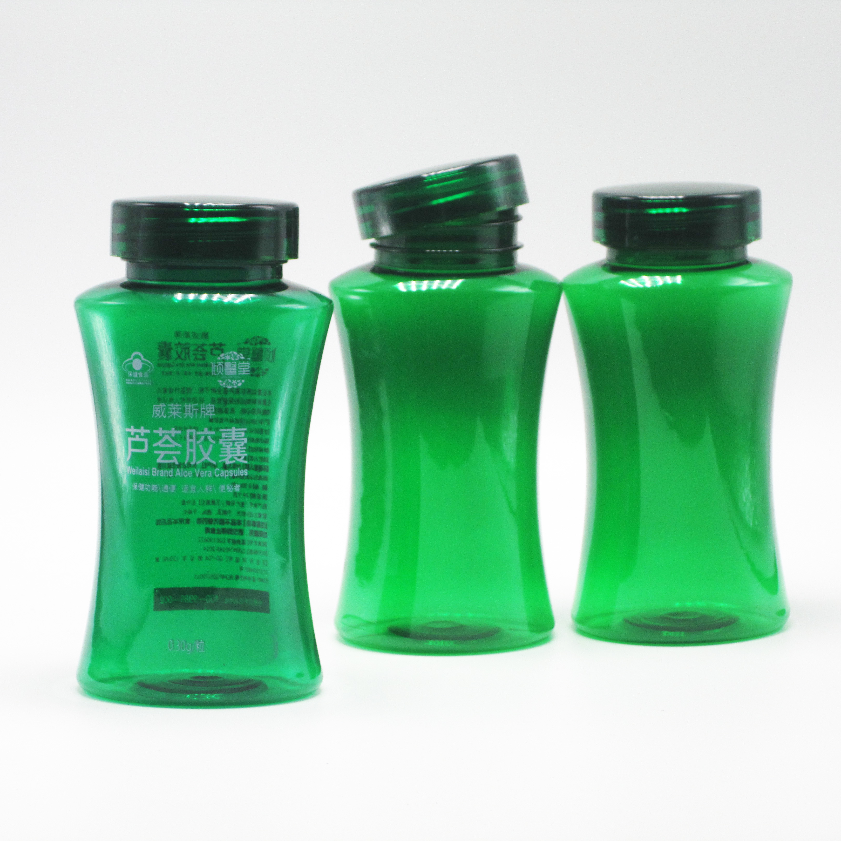 150cc PET Design Plastic Sterile Bottle for Dietary Nutrition Supplement Capsule Pill Tablet