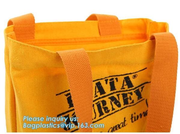 Quality animal printed promotional shopping bag customized logo cotton canvas