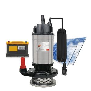 China 24V,36V,48V,60V,72V Small Dc Submersible Solar Power Water Pump for Well Pool Pond Irrigation wholesale