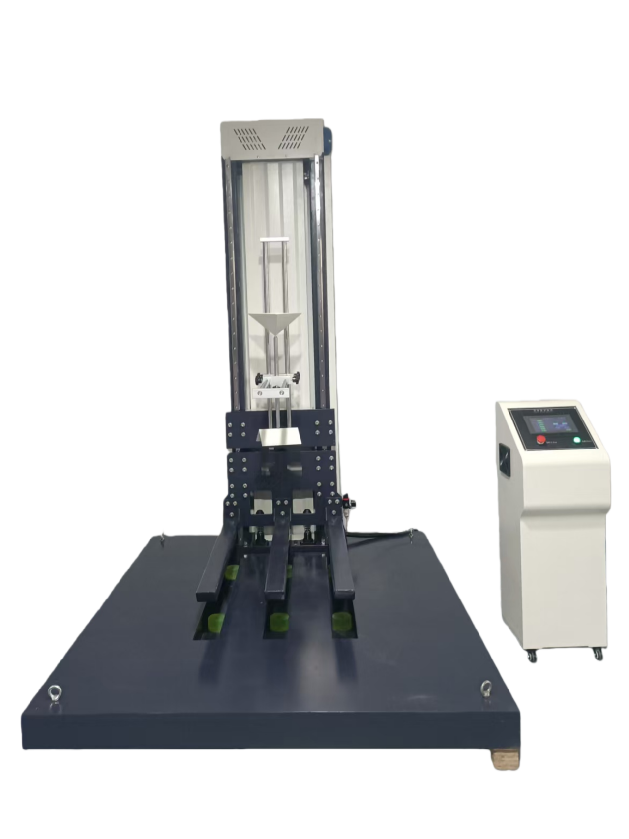 Robust and High-Efficiency Single-Wing Drop Tester, Designed for Accurately Simulating Free-fall Impact.