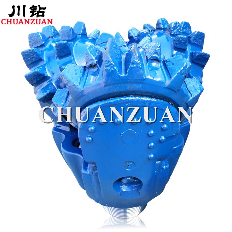 17 1/2 Inch Steel Tooth Tricone Bit / IADC 217 Water Well Drilling Tools