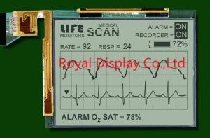China 320*240 FSTN LCD Module Monochrome For Medical Scan Positive wholesale