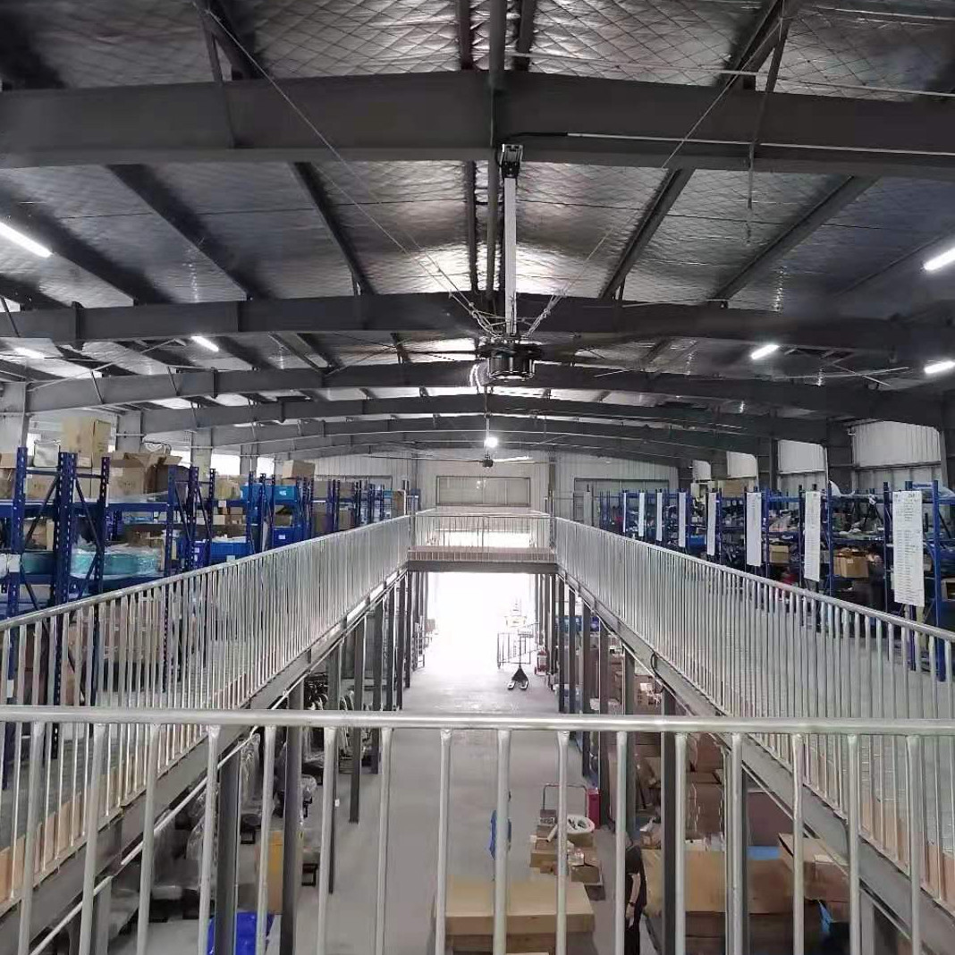 220V 380V Big HVLS Energy Saving Giant Ceiling Fans For Industrial