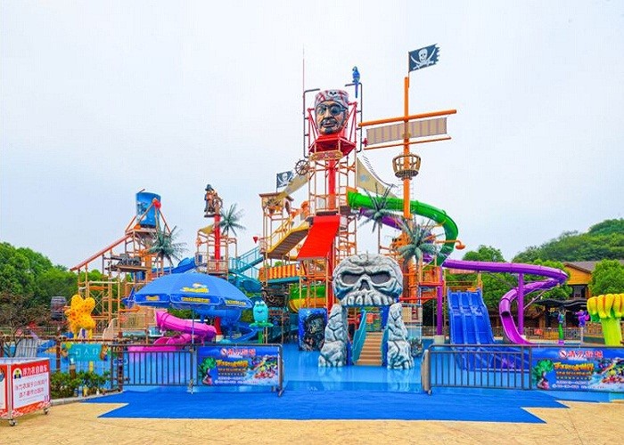Family Aqua Playground Equipment Water House Fun Water Park