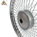 250 Spokes Rear WY125 ZJ125 Aluminium Motorcycle Rims With Drum Brake Hub