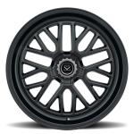 silver aluminium alloy 1 piece forged wheel via jwl standard for car