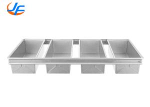 China RK Bakeware China- 4 Straps Nonstick Aluminum Loaf Pans/ Aluminumized Bread Pan wholesale