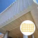 Perforated Metal Cladding Panels Customized Size Aluminum Metal Wall Panels