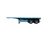 20FT 2 Axles BPW Axle 12t Semi Truck Flatbed Trailer For Sale