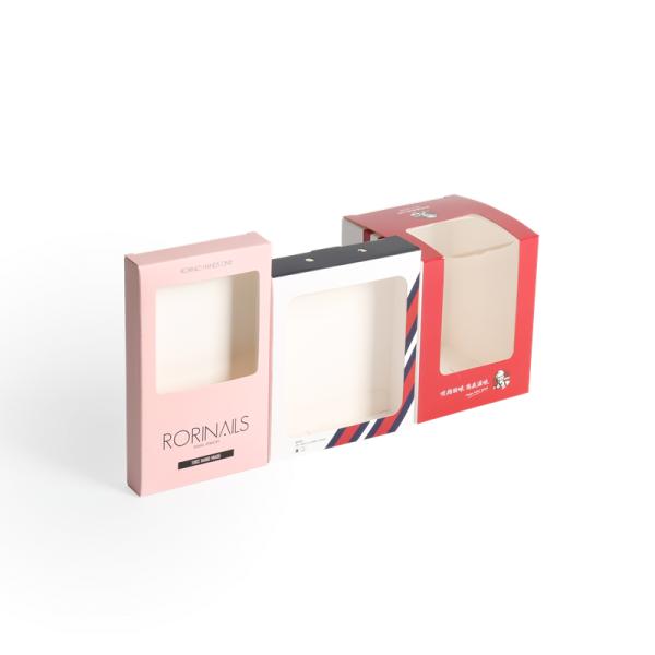 Transparent Window Paper Food Box Packaging Eco Conscious Folding Paperboard Boxes