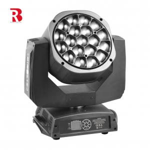 China DMX LED Moving Head ZOOM And Rotation 19pcs 15W 4 In 1 Beeye Stage Light wholesale